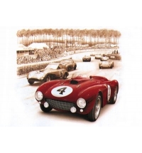 Postal - Ferrari 375 Plus #4 Winner 1954